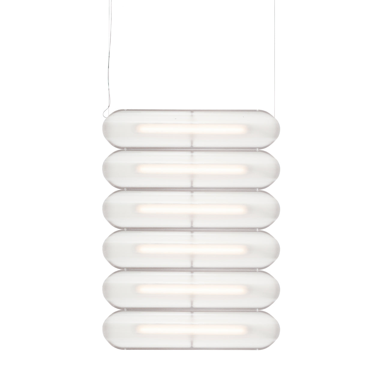Vale System Y-Axis Pendant Light: Horizontal + Side-to-Side + Valve 6 + Rust