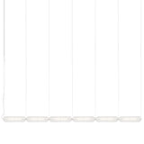 Vale System Y-Axis Pendant Light: Horizontal + End-to-End + Vale 6 + Rust