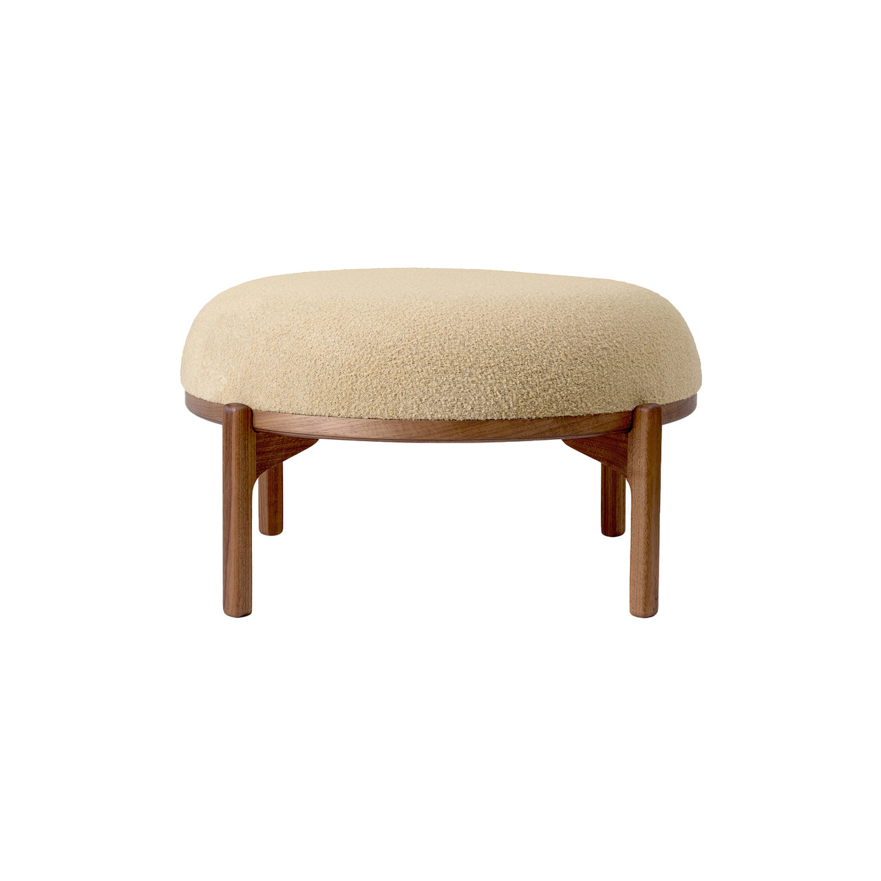 RF1903F Sideways Footstool: Oiled Walnut