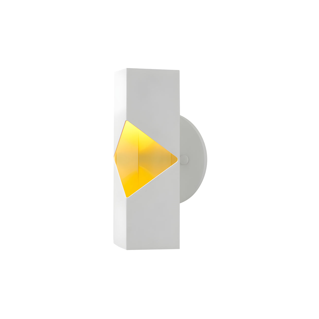 Notch Sconce: Matt White