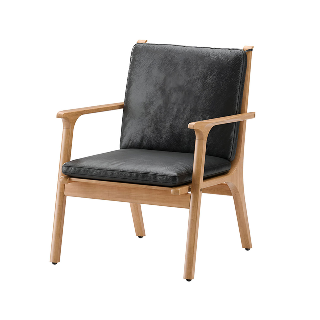 Ren Lounge Chair: Small + Natural Oak