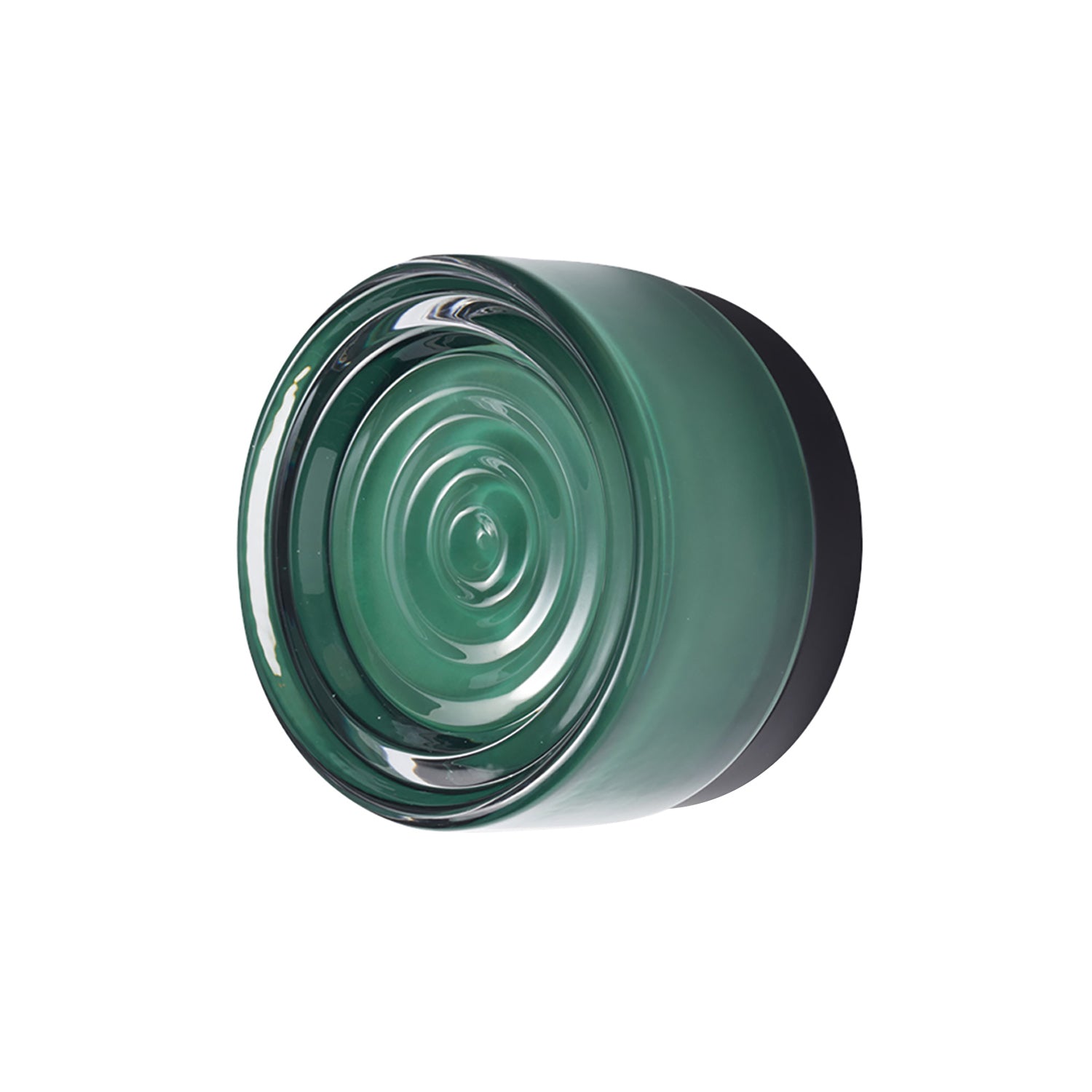 Ripple Sconce: Jade + Black Anodized