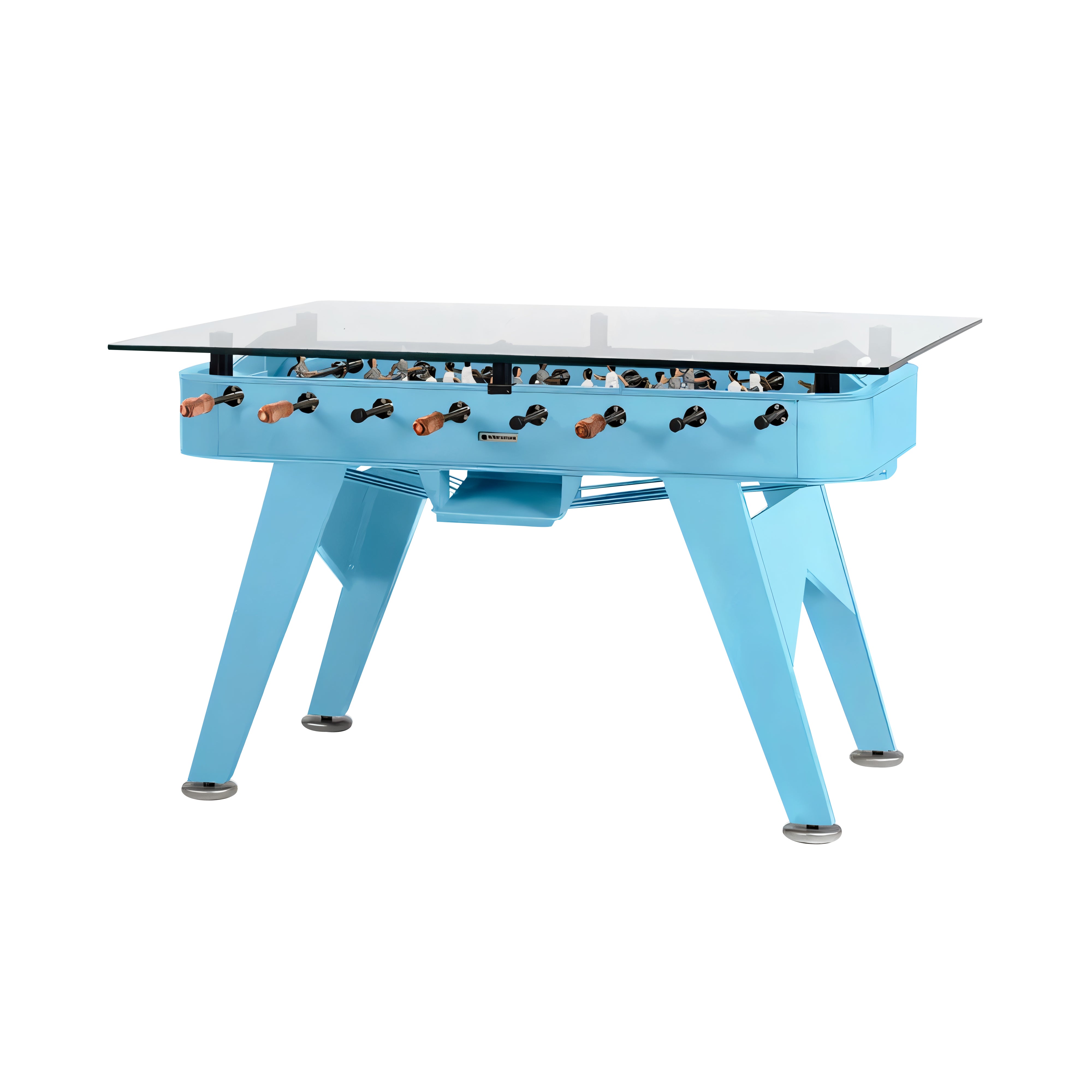 RS2 Rectangle Dining Football Table: Cool Blue