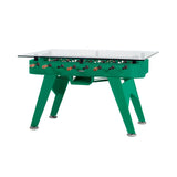 RS2 Rectangle Dining Football Table: Outdoor + Emerald Green
