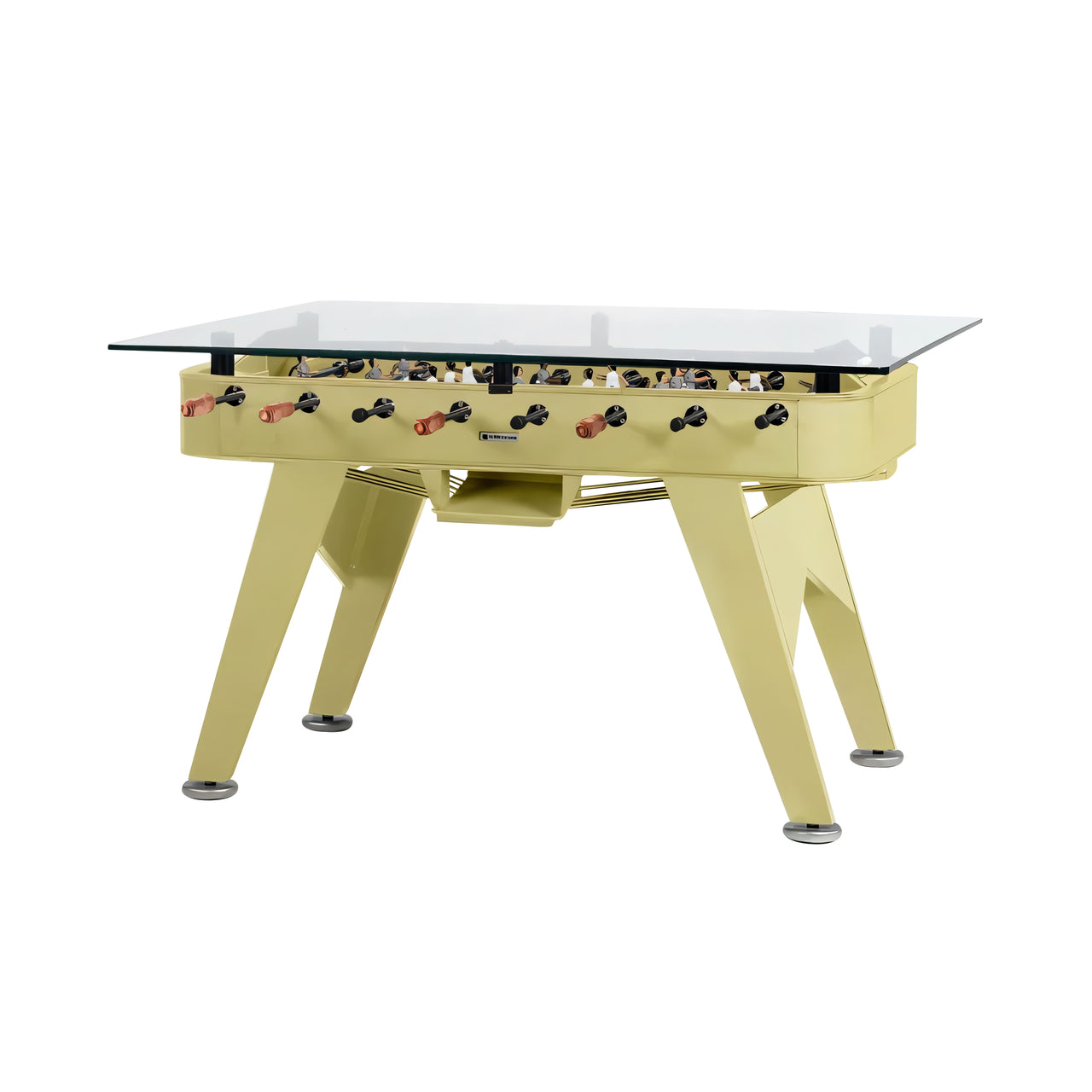 RS2 Rectangle Dining Football Table: Green Beige