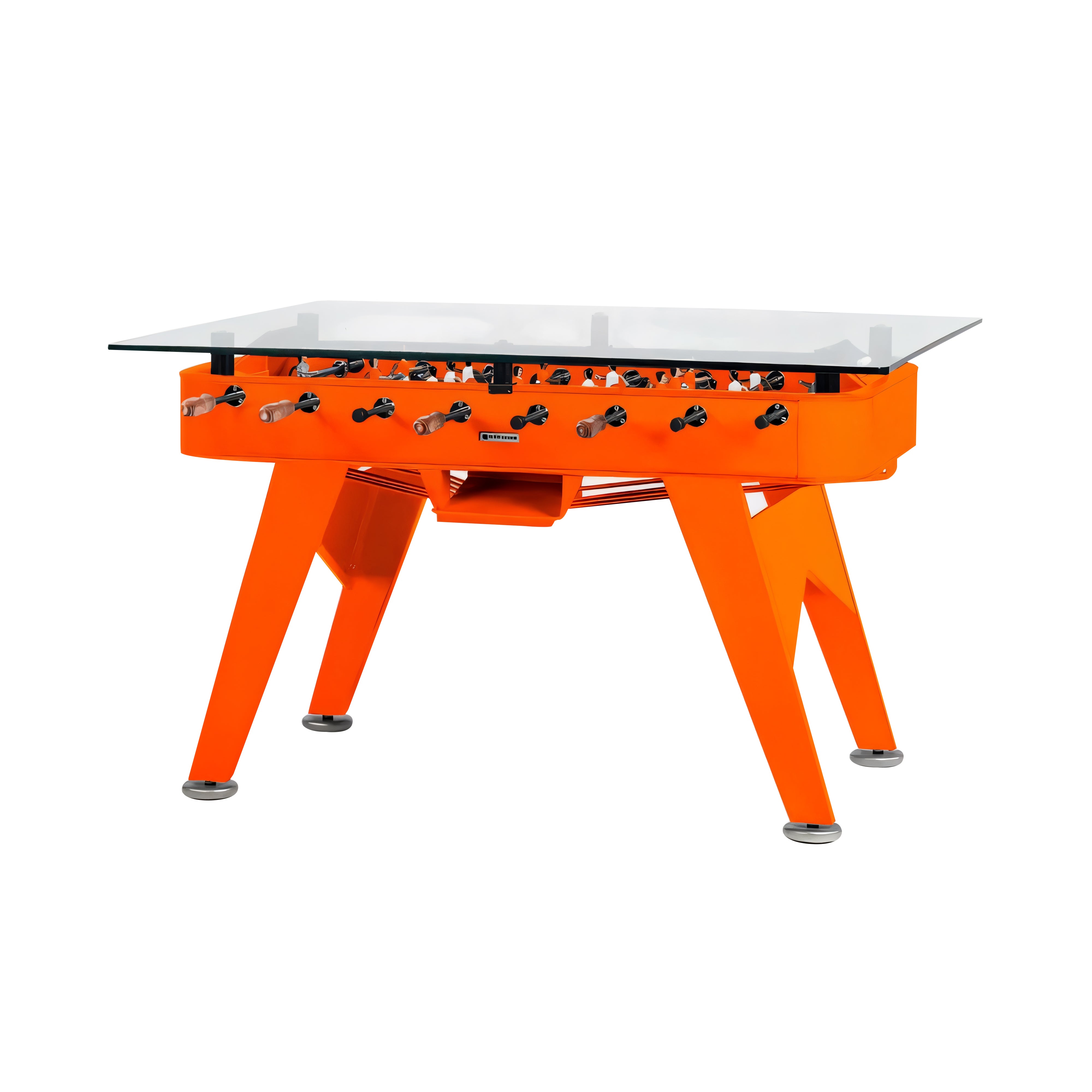 RS2 Rectangle Dining Football Table: Pure Orange