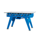 RS2 Rectangle Dining Football Table: Outdoor + Sky Blue