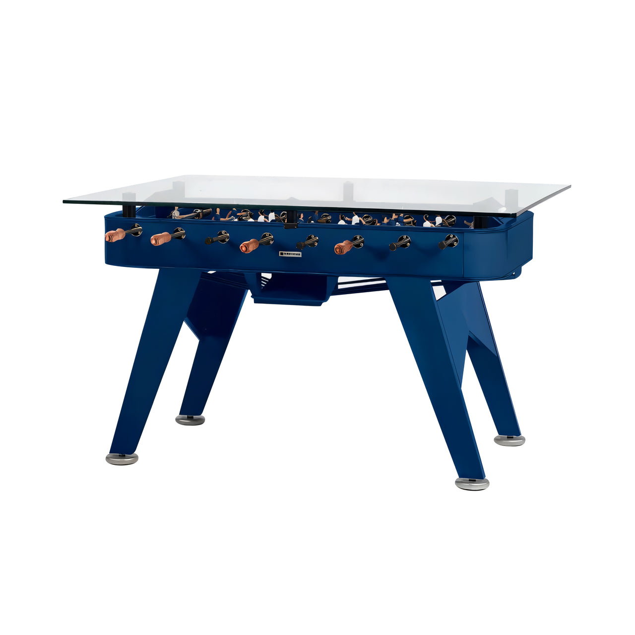 RS2 Rectangle Dining Football Table: Steel Blue
