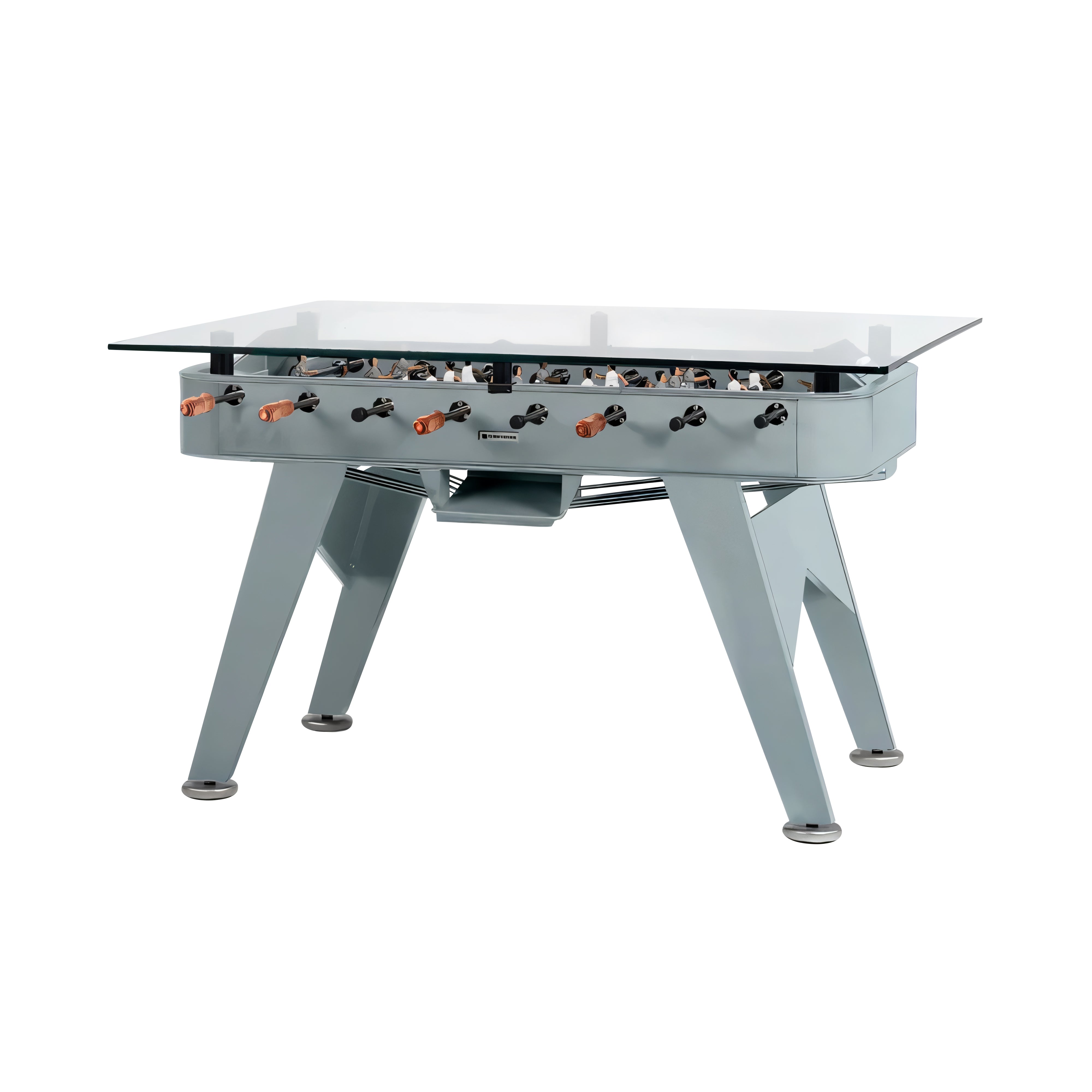 RS2 Rectangle Dining Football Table: Outdoor + Window Grey