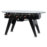 RS2 Oval Dining Football Table: Jet Black