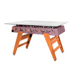 RS3 Wood Dining Football Table: Rectangle + Pastel Violet