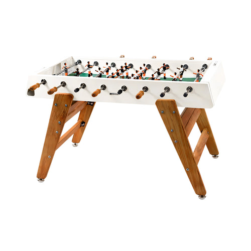 RS3 Wood Football Table: Traffic White