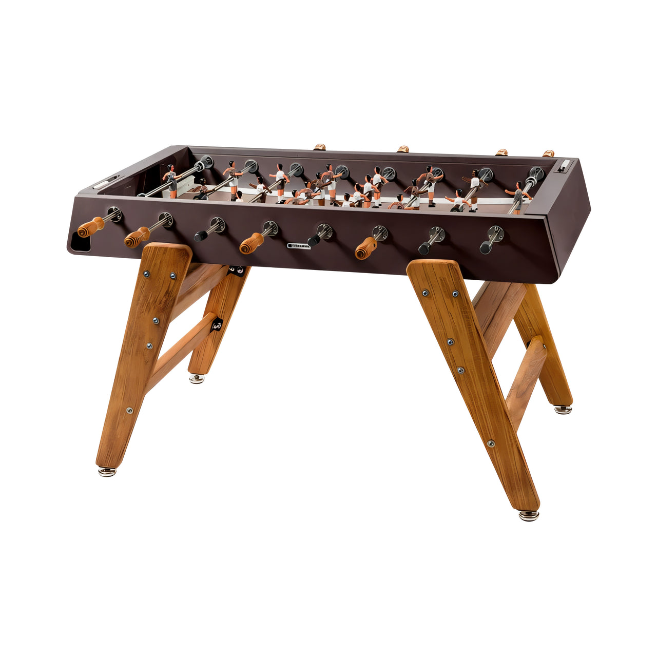RS3 Wood Football Table: Grey Brown