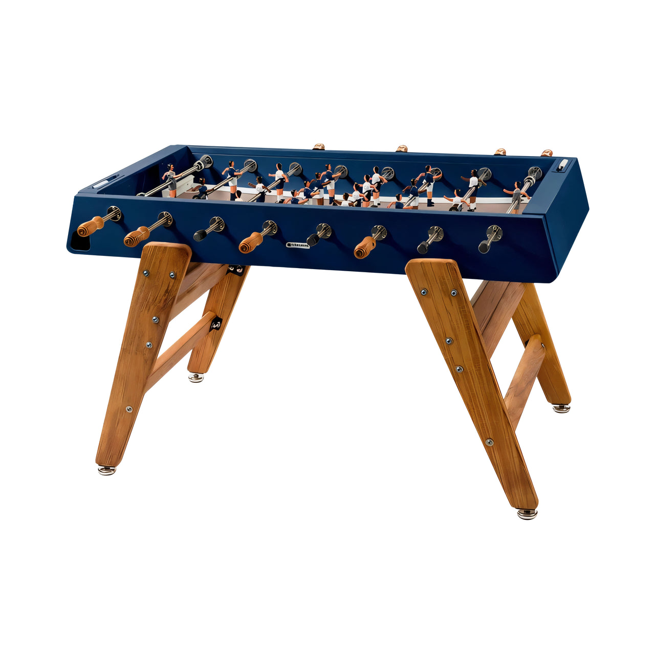 RS3 Wood Football Table: Steel Blue