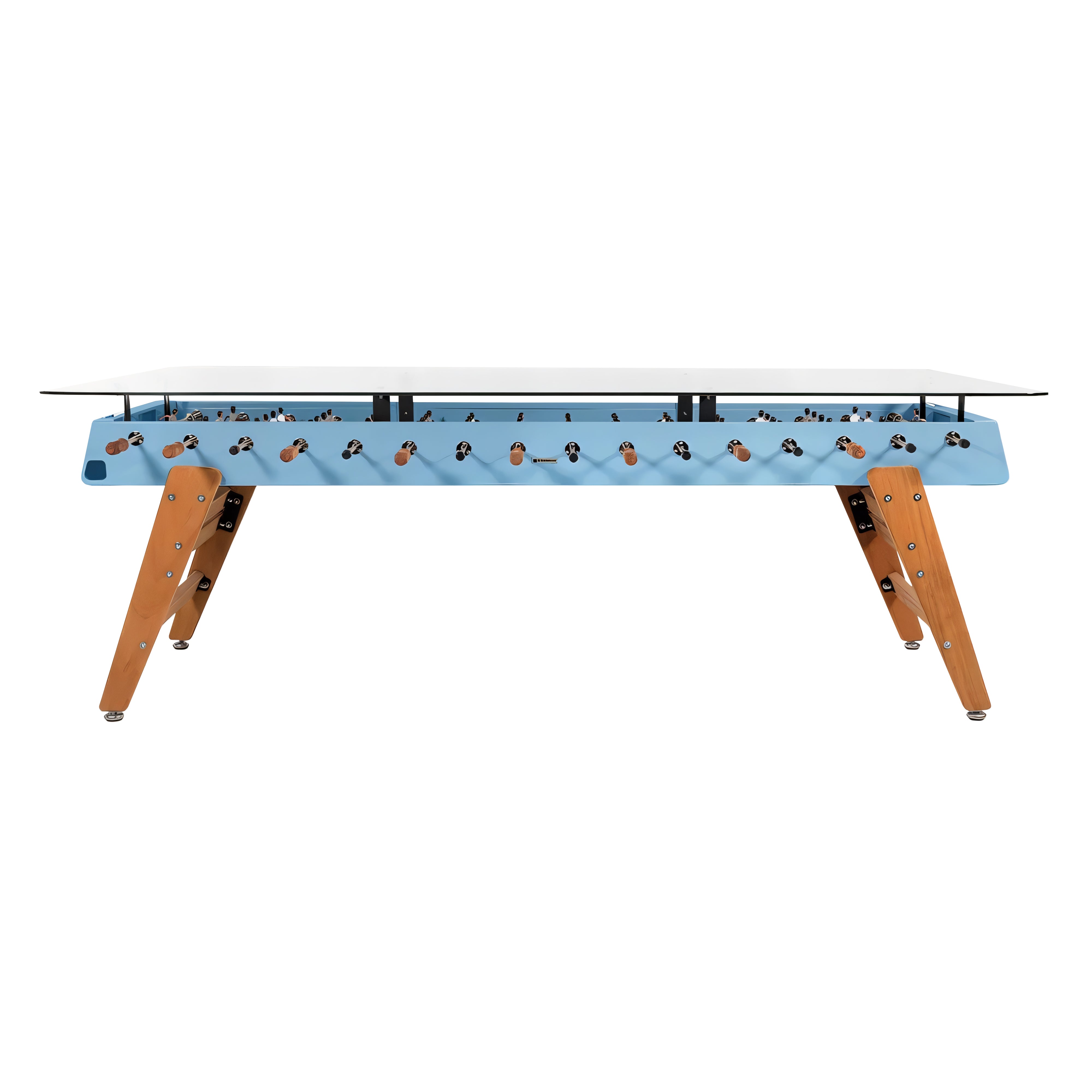 RS Max Dining Football Table: Cool Blue