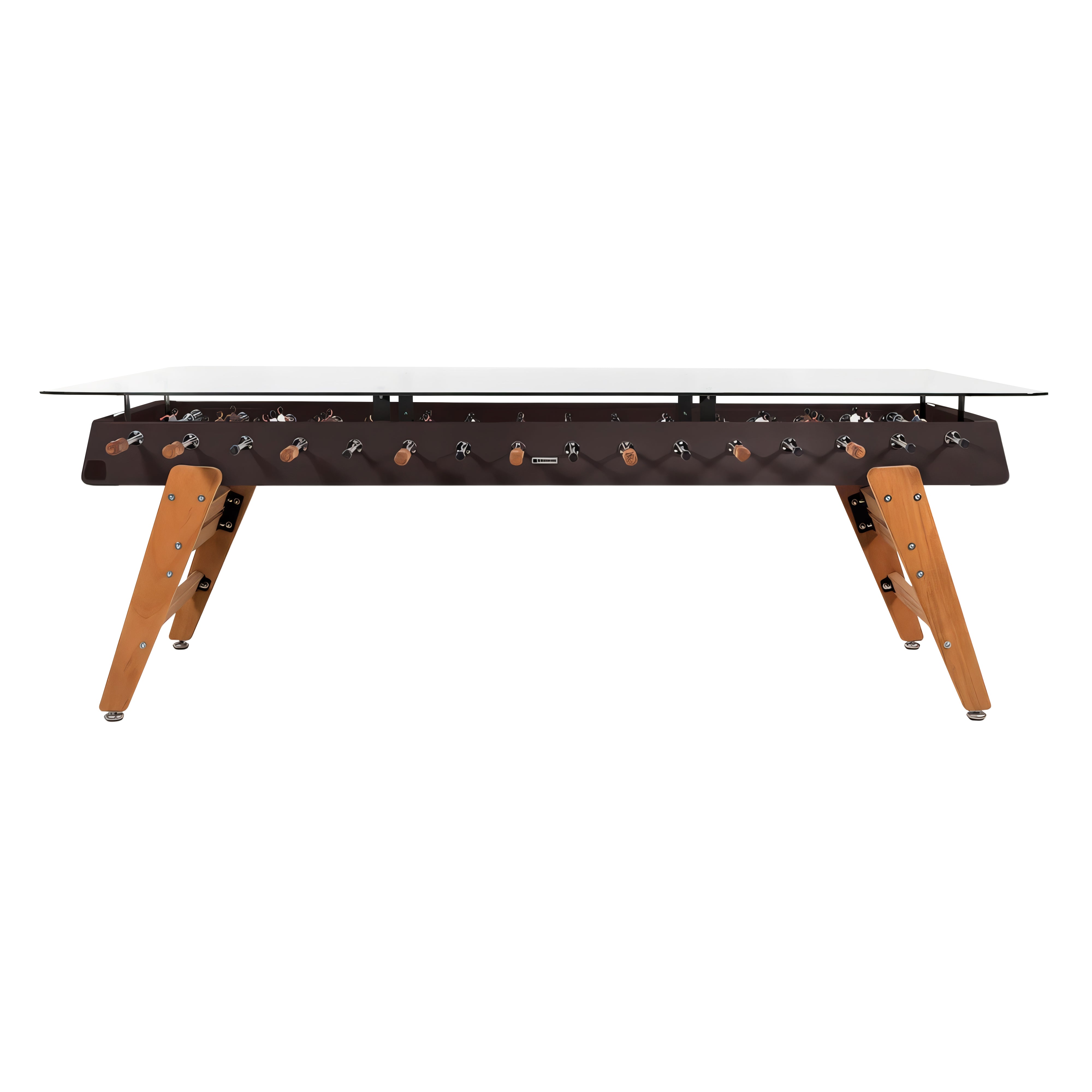 RS Max Dining Football Table: Grey Brown