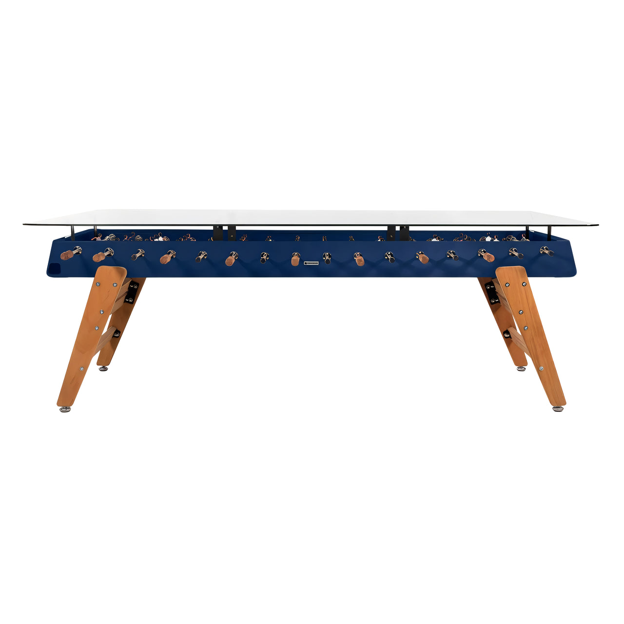 RS Max Dining Football Table: Steel Blue