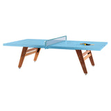 RS Stationary Ping Pong Table: Cool Blue