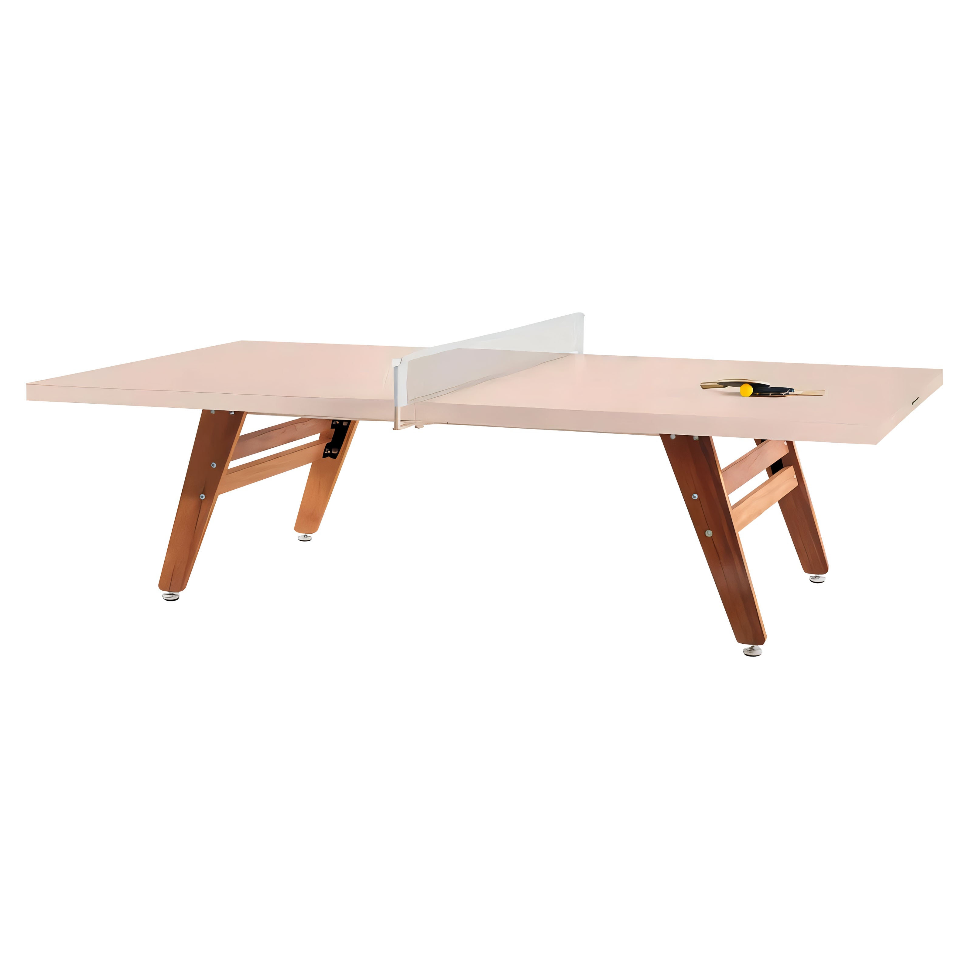 RS Stationary Ping Pong Table: Peach Rose
