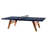 RS Stationary Ping Pong Table: Steel Blue