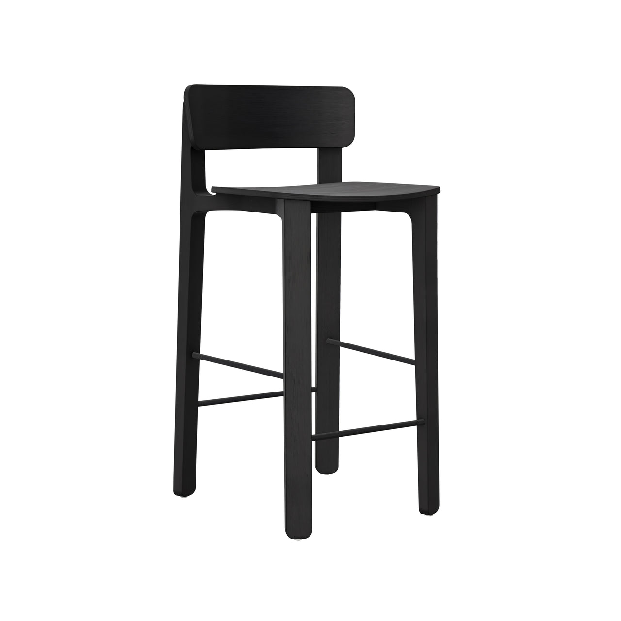 Radio Bar + Counter Stool: Counter + Black