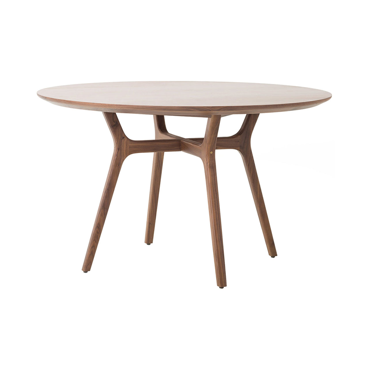 Ren Round Dining Table: Soaped Walnut