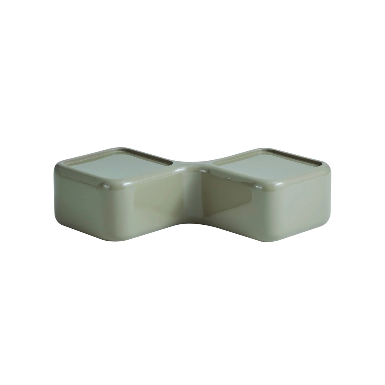 Rectangular Low Module Coffee Table: Green