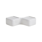 Rectangular Low Module Coffee Table: White