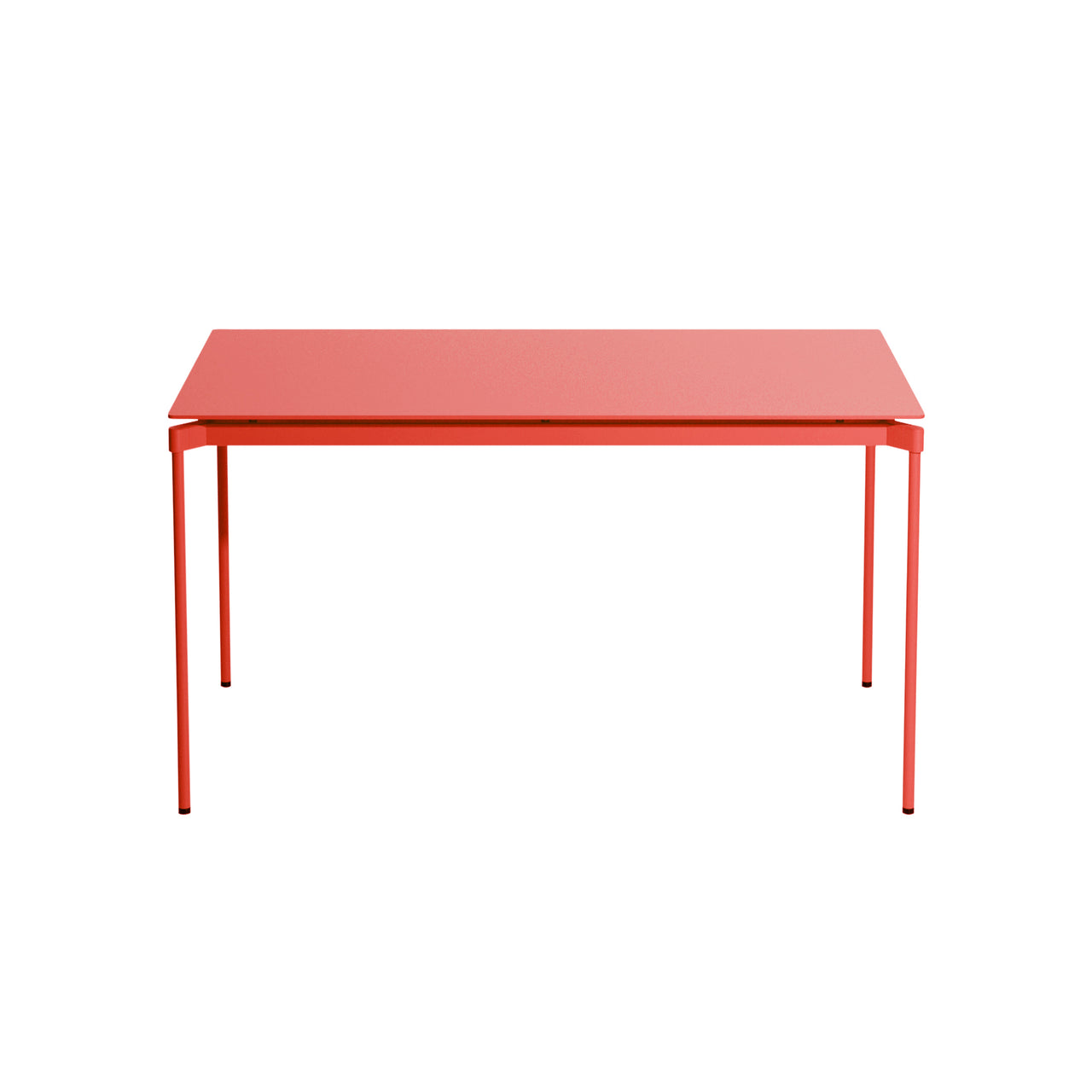 Fromme Dining Table: Square + Red