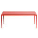 Fromme Dining Table: Rectangle + Red