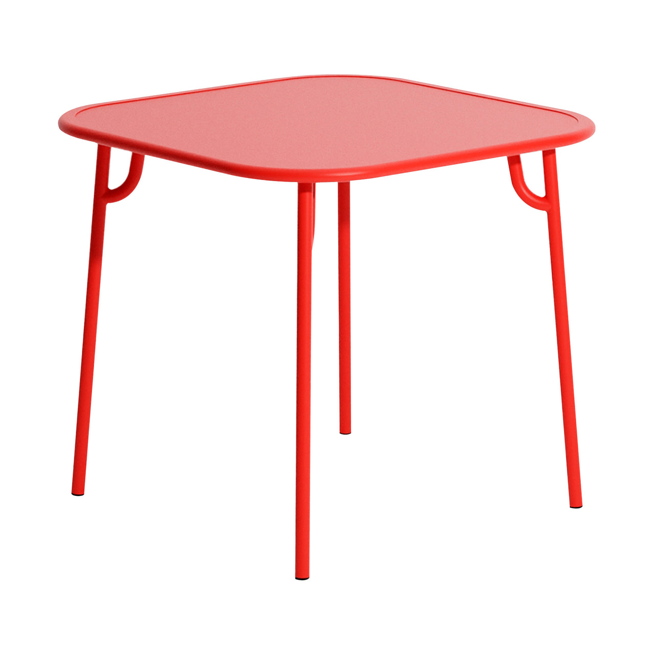 Week-End Square Dining Table: Red