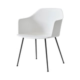 Rely Armchair HW33: Set of 4 + White + Black