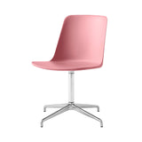 Rely Chair HW16: Soft Pink + Polished Aluminum