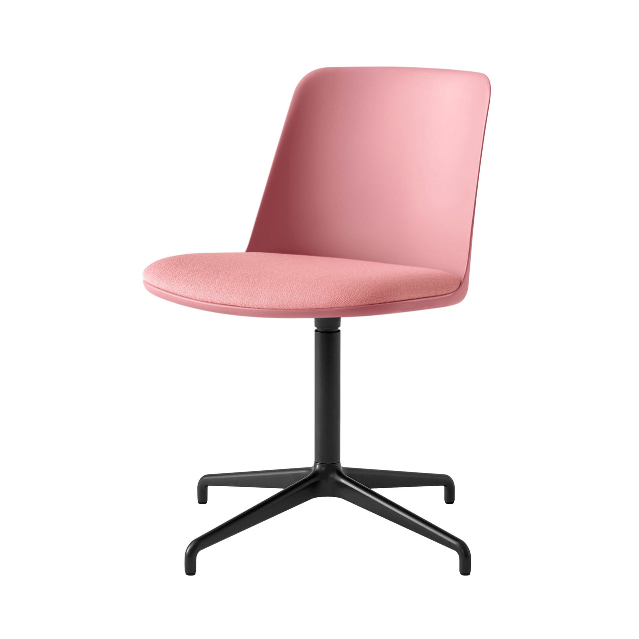 Rely Chair HW12: Soft Pink + Black