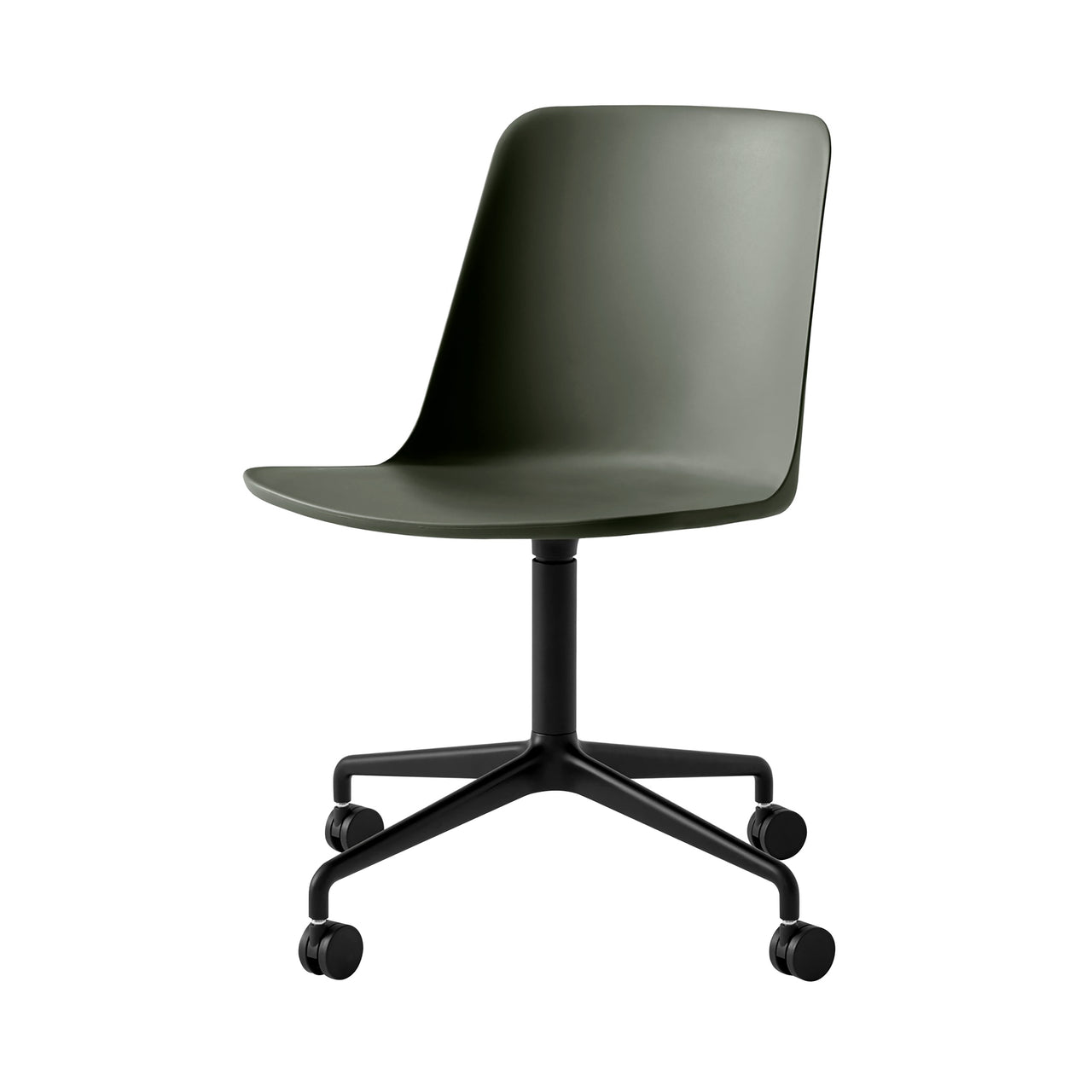 Rely Chair HW21: Bronze Green + Black