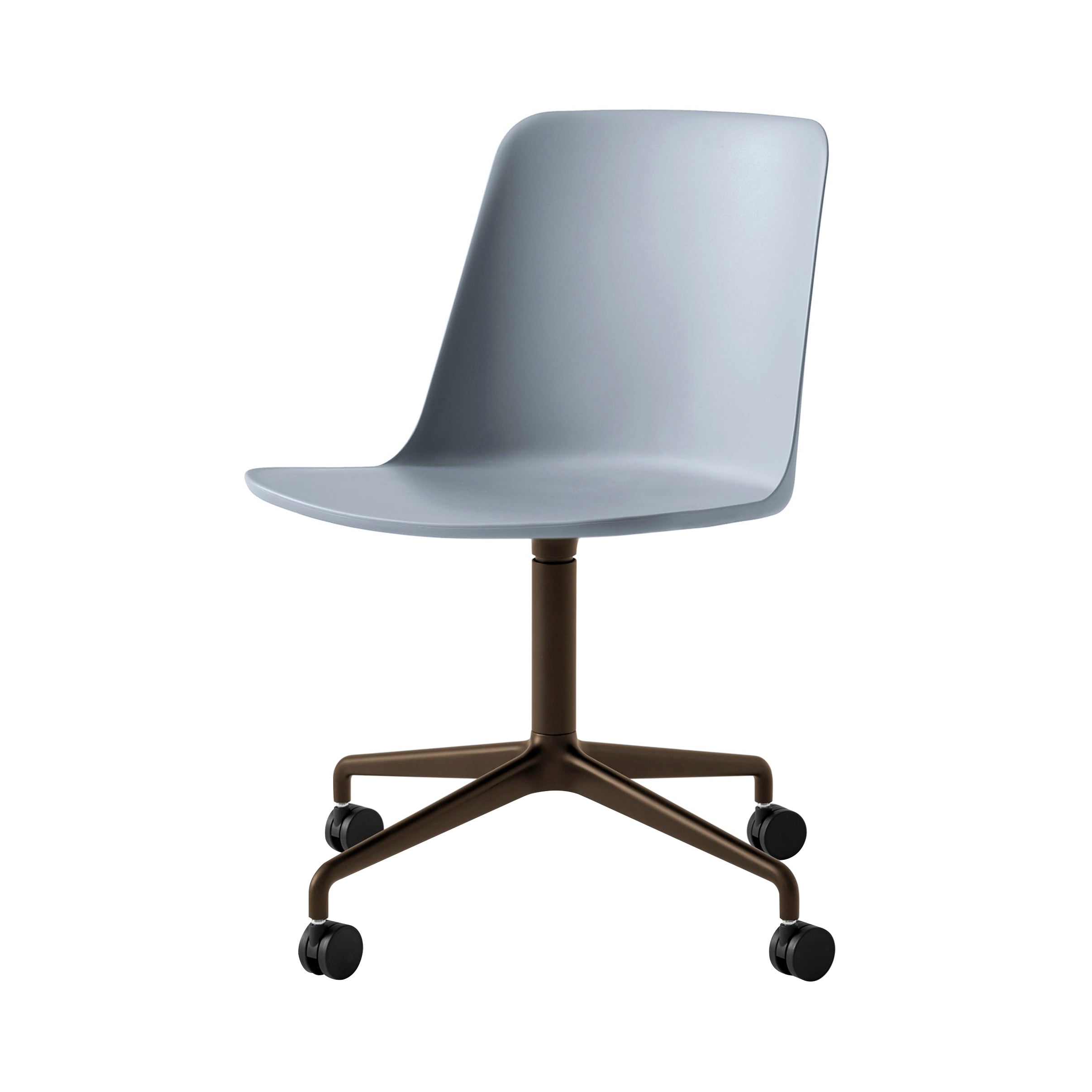 Rely Chair HW21: Light Blue + Bronzed