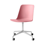 Rely Chair HW21: Soft Pink + Polished Aluminum