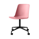 Rely Chair HW21: Soft Pink + Black