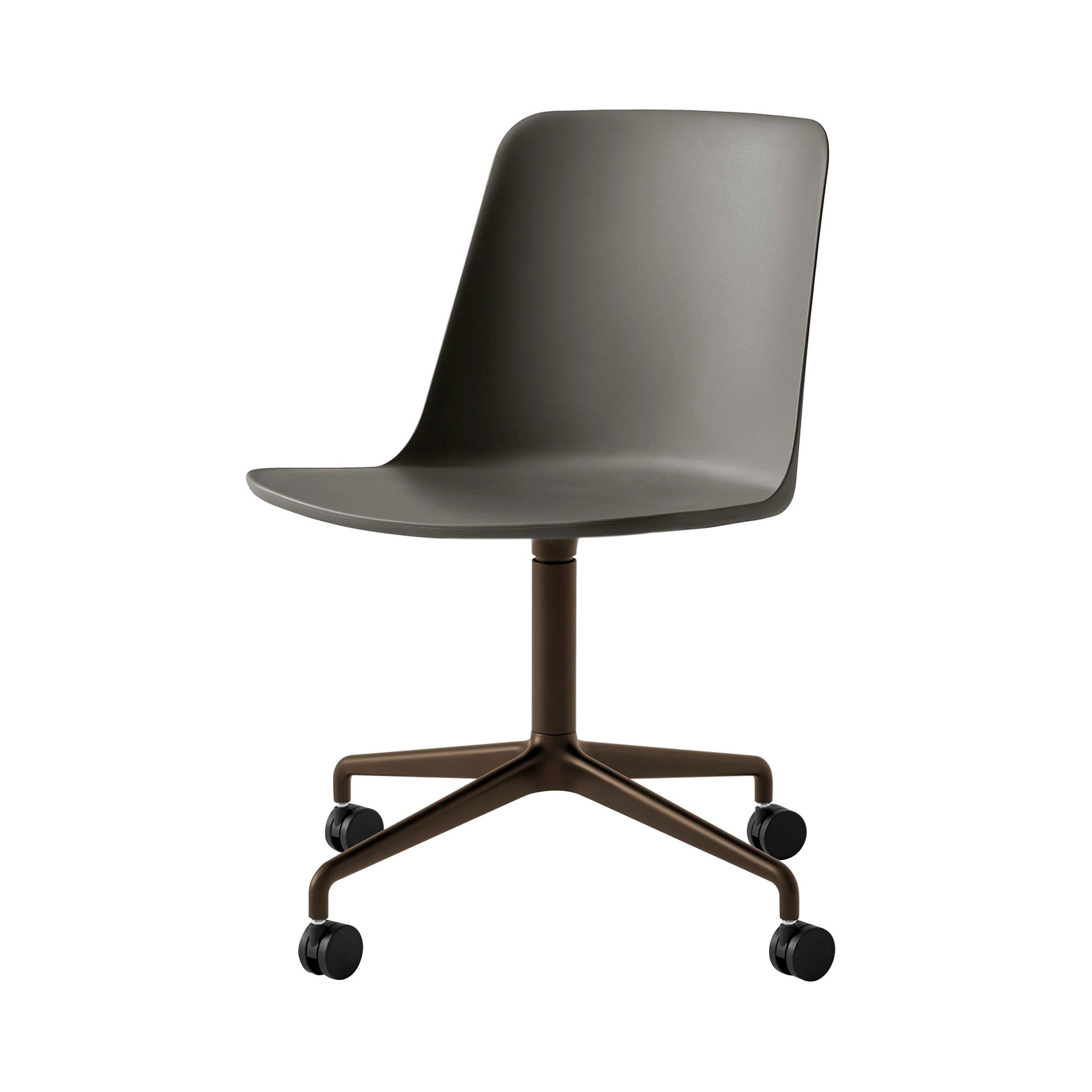 Rely Chair HW21: Stone Grey + Bronzed
