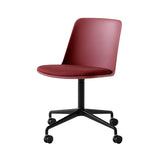 Rely Chair HW22: Red Brown + Black