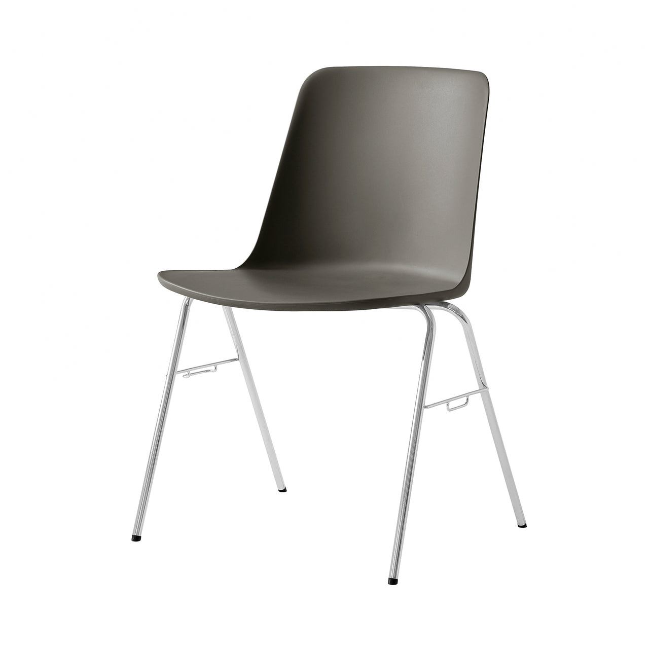 Rely Stacking Chair HW27: Stone Grey