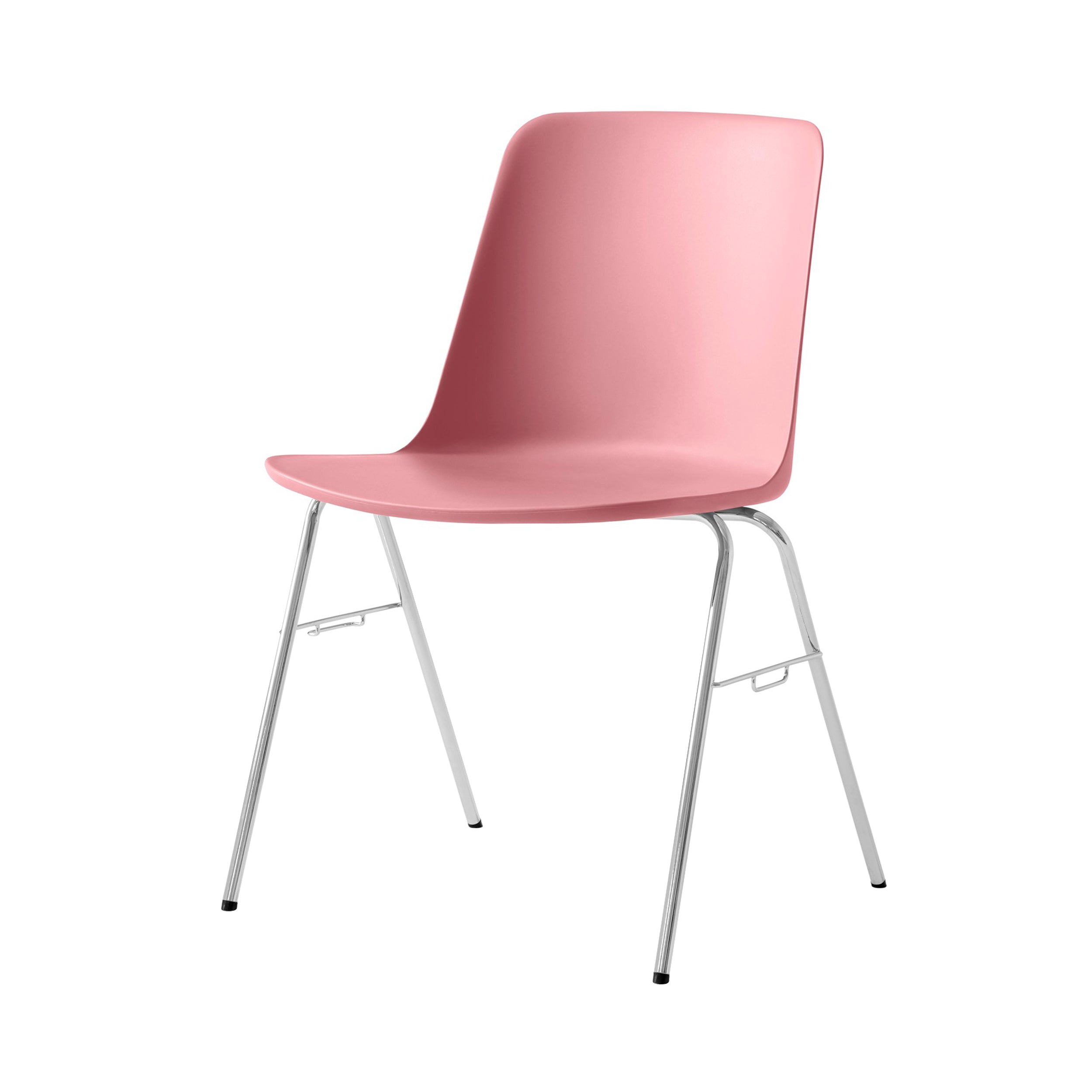 Rely Stacking Chair HW27: Soft Pink