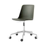 Rely Chair HW28: Bronze Green + Polished Aluminum