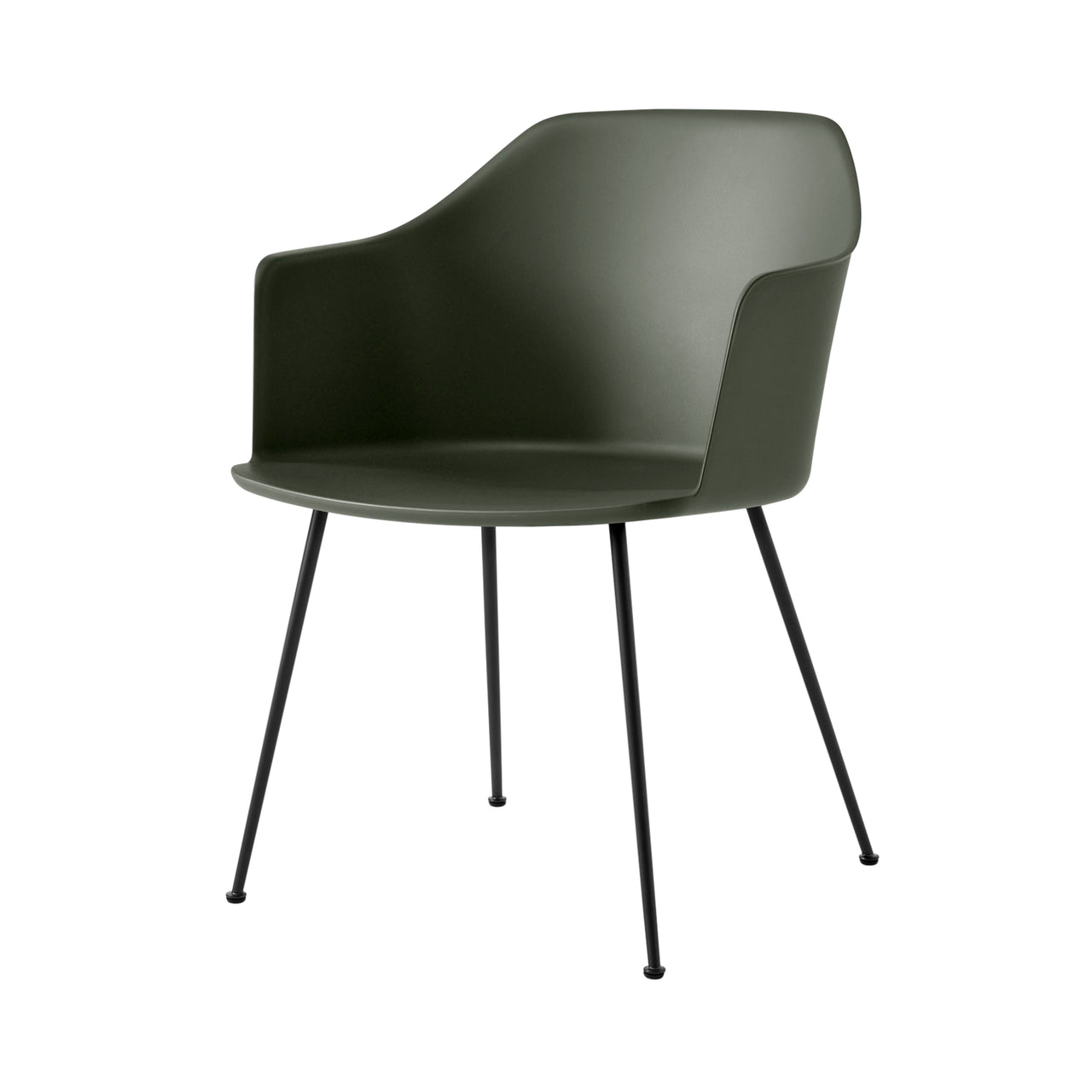 Rely Armchair HW33: Bronze Green + Black
