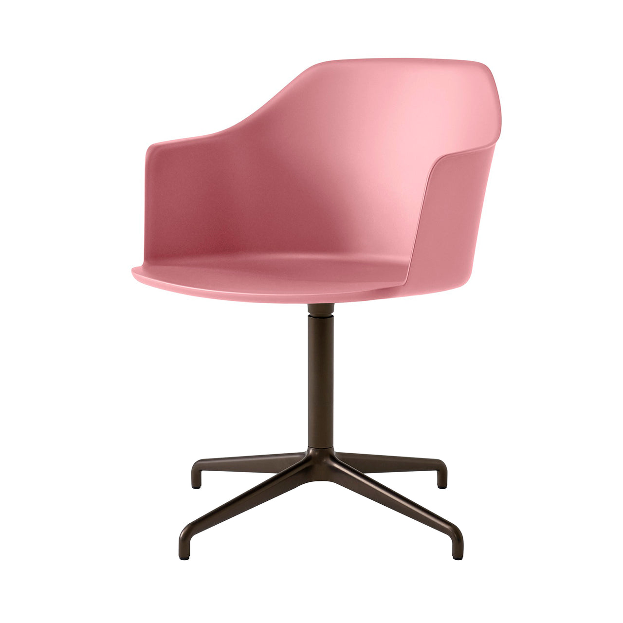 Rely Armchair HW43: Soft Pink + Bronze