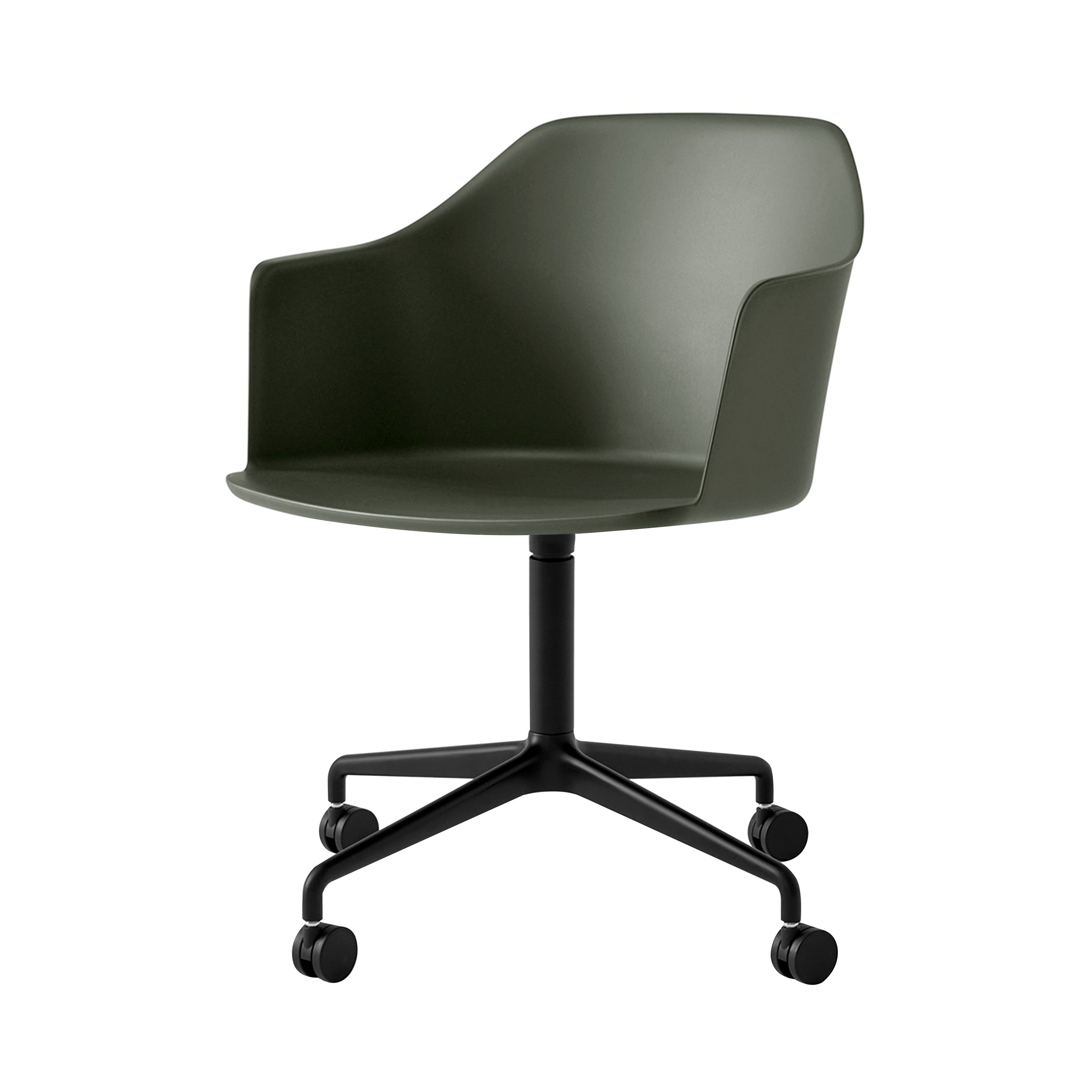 Rely Armchair HW48: Bronze Green + Black