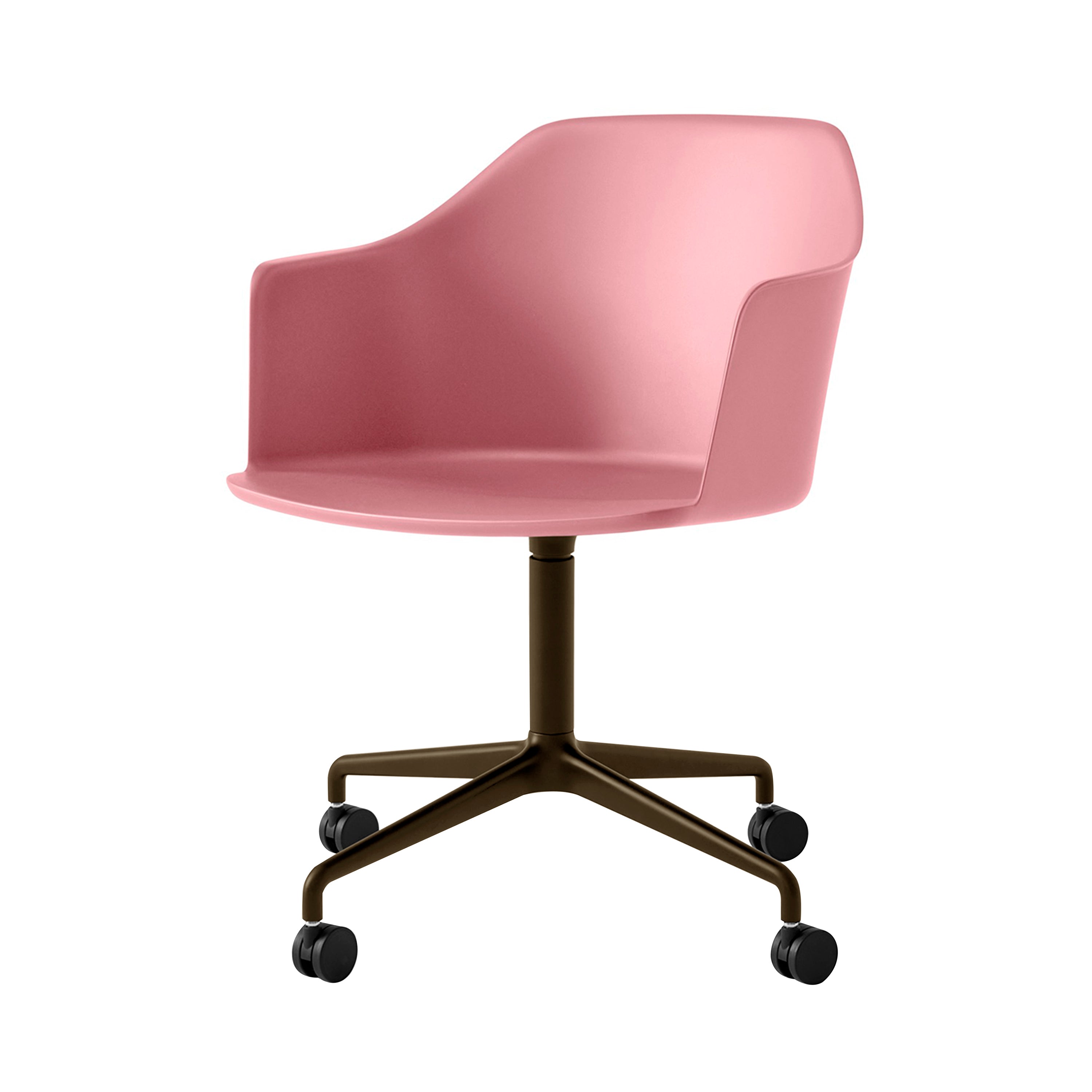 Rely Armchair HW48: Soft Pink + Bronzed