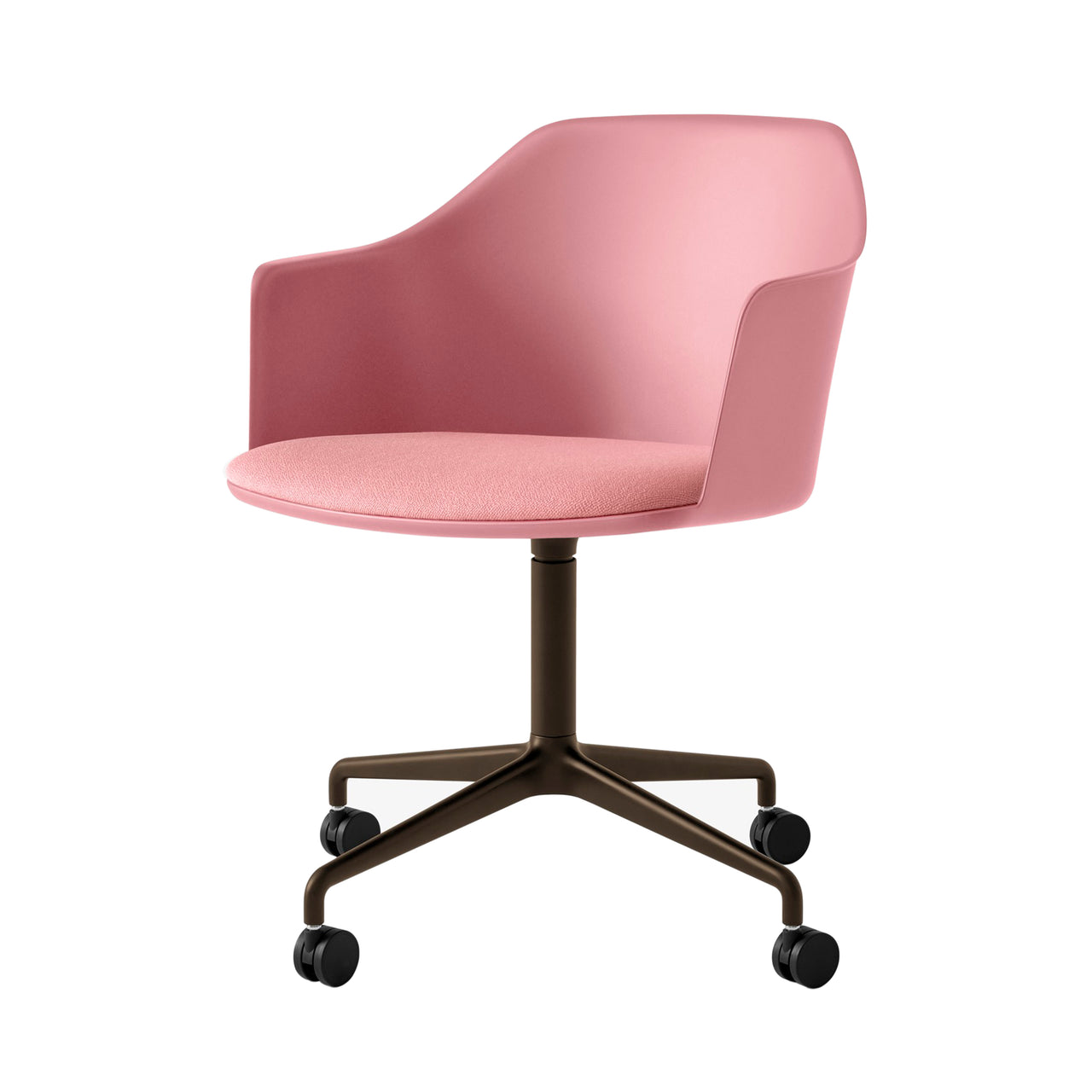 Rely Armchair HW49: Soft Pink + Bronzed