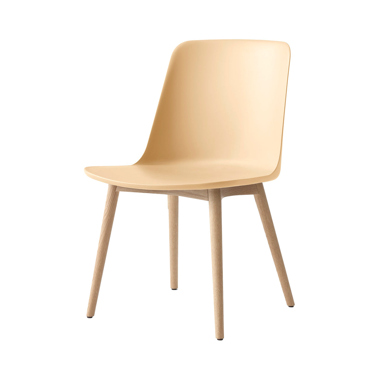 Rely Side Chair HW71: Beige Sand + Oak