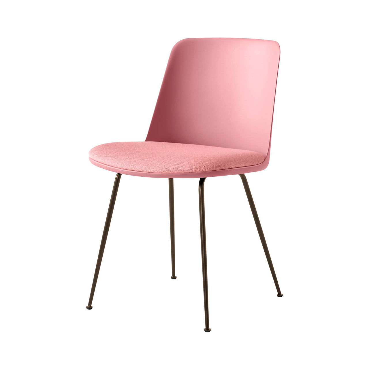 Rely Chair HW7: Soft Pink + Bronzed